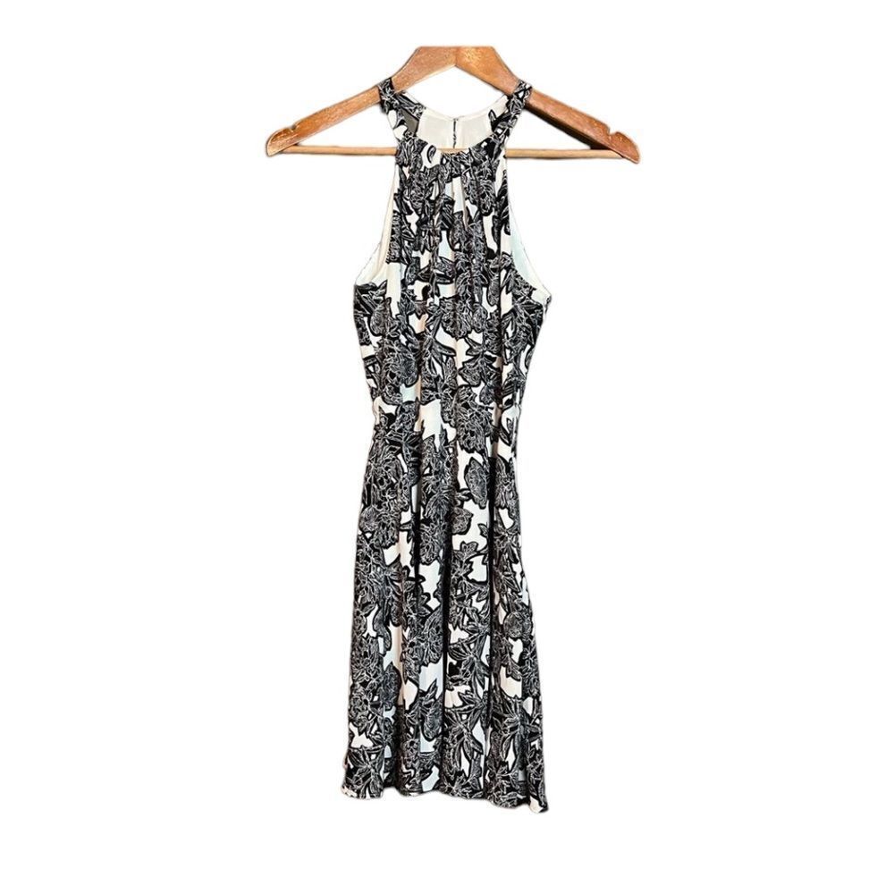 NWT! Express patterned black and white dress